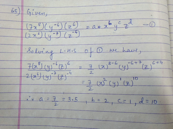 Given, (7x8 (4-6) (26) = ax ab yezd - 1 Solving Lotos of 0 we have, 760 (9) 6 (2) 6 = 7 (2) 8-6 y 6+7 (2) 6 + 4 2 ( 2 (y jt (