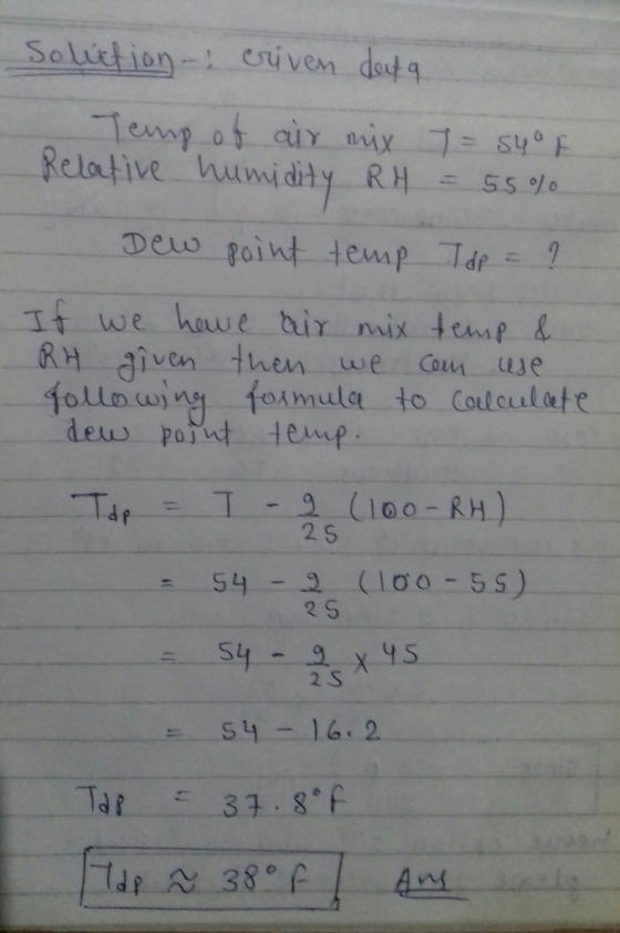 Relative. humy dity, RH-A-55 。 If we have hir nix temp& -_AH given then-we, am UJe 4ollo wn fomula to cotculate 2 S 2 S 2 S