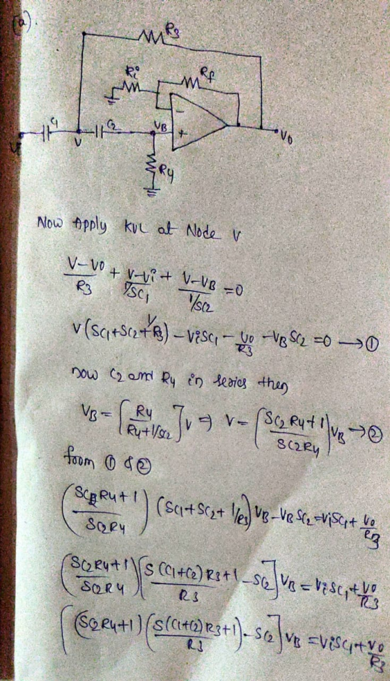 Ames Now Apply kul at Node v 1512 v (scit$c2+k) – vēsc – yo Ve See =0->0 now (z and Ry in series then Central Jus v- (seg ut