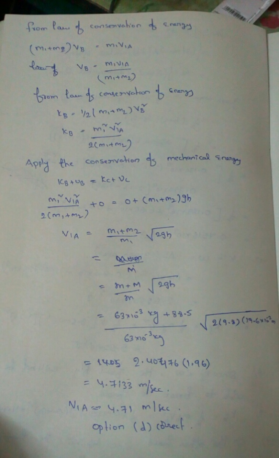from lan of conservation of energy (mitme) VB - MIVA law of VB - minin $ mitme) from lan of conservation of Energy KB-1/21 mi