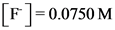 [F]=0.0750 M
