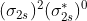 (\sigma _{2s})^{2}(\sigma^{*} _{2s})^{0}