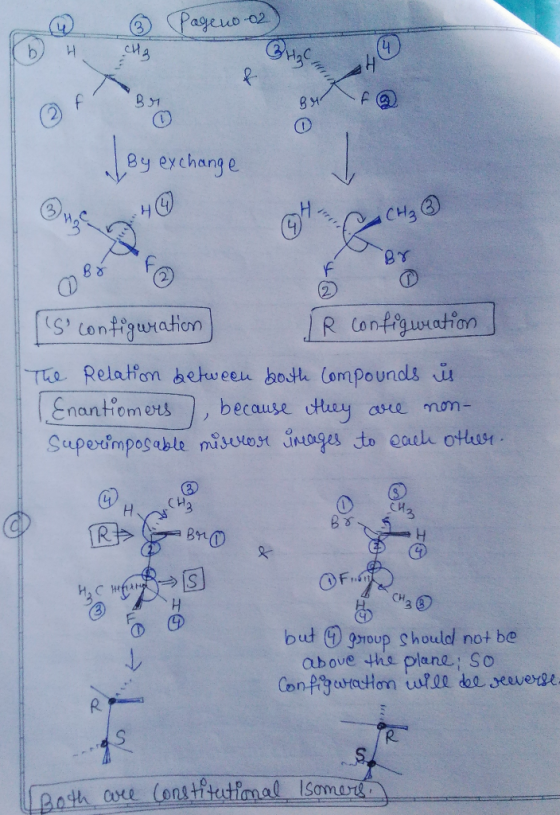 og ber htc H BK By exchange Ⓡech@ Hochz @ βγ Η [(s configuration IR configuration The Relation between houth Compounds is E