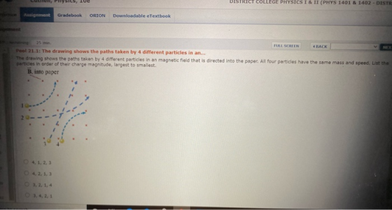 en hy SIS 100 COLLEGE PHYSICS I & II (PHYS 1401 & 1402 - DISTR Assignment Gradebook ORION Downloadable eTextbook ment FULL SC