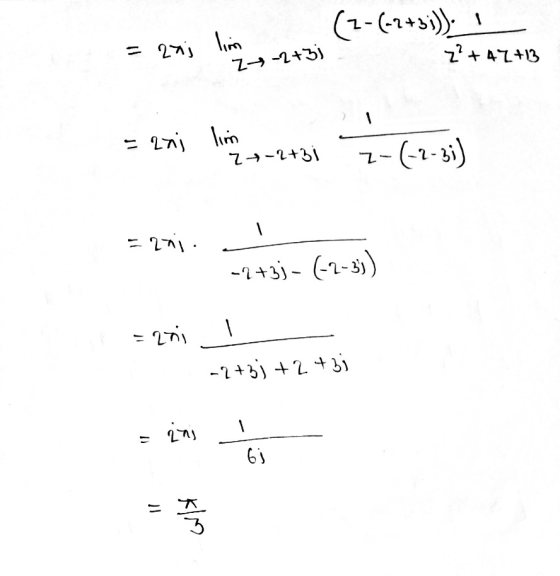 톱 19. - 기 - -1+3j + +3 ul = - - +3) - (-3) -\ul = (11) -1 !G+z-42 = 2ni lim - + 러2+3 2x; lim (+) -)