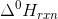 \Delta^{0} H_{rxn}