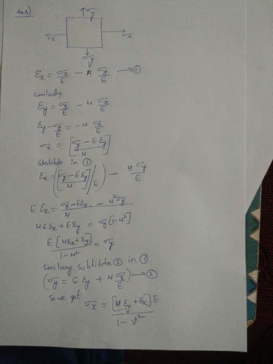 mar? 0 1 similaaly Ey = 7 - 4 Egy = 42 Substitute in TO E Ex = . J - ty - Hoy MEE+Ely = g 0-1) 1-22 Similary subtitute in y =
