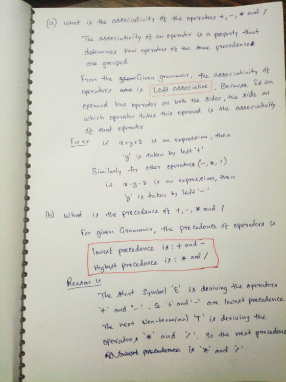 ()uwhatin the associativity ot the operatora/ The asse cianvdy an e perade ix a pesty at detemines how opetadors o the e precedence opera ud hap operator on brth tic.厅idar, the Nde on which operator taken tait oferand认tte, a no ciahvity yitabeu by left1 ladet precedence. 1.8 : + and- eseA t, aud- .So t、and(- are lewert precedence The next 、Jen-teunina) , i, derivin, the