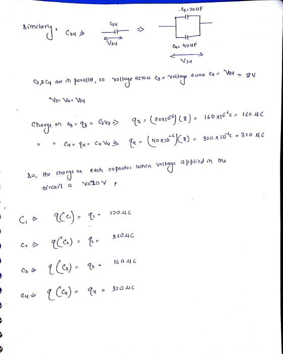 Zimrlar 34ター 3니 o the chorg oi each paut>i when voltage applied n u 120시C 16011 c-) =