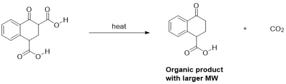 0 0 olo heat o + CO2 2H 040-H Organic product with larger MW