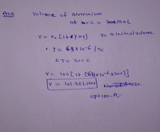 Vo →Ind-Hal volume. V= lol,32 Liter