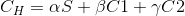 CH=aS + BC1 + C2