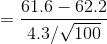 61.6 – 62.2 4.3/100