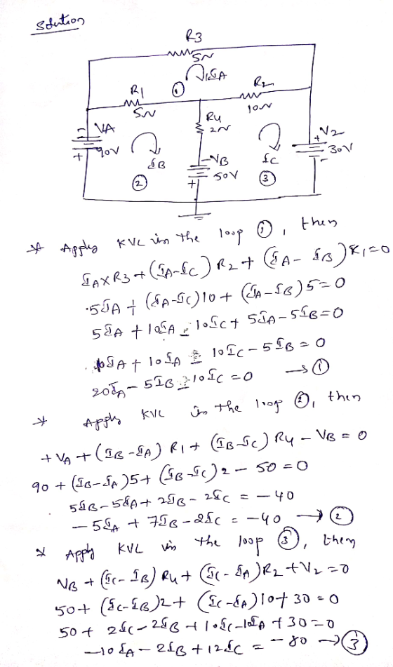 Sdution R3 SN \YA NTS 301 -NB 50V 2 K VL nhe lu* 55At (-Slo+ (-Sa)5-0 58A toSA0ct 50-56-o 205I610£c Aph B Ry Ve = 0 (L-SAI +V