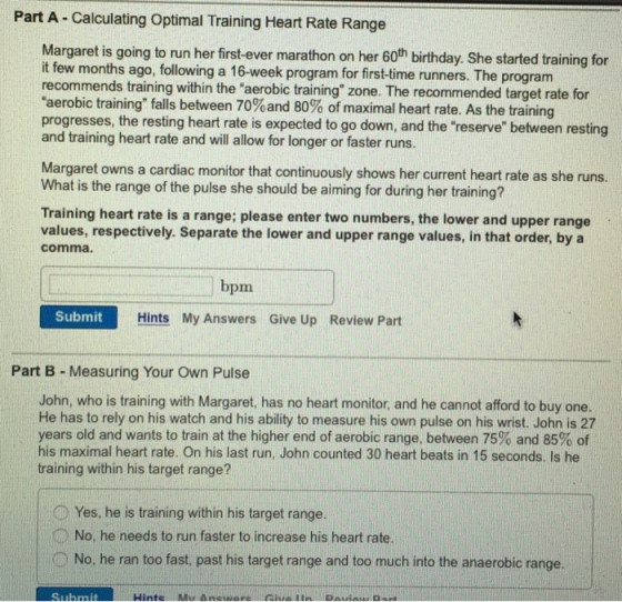 Nutrition questions