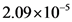 2.09x10-5
