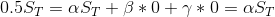 0.5 ST = a St + 8 0+*0= OST