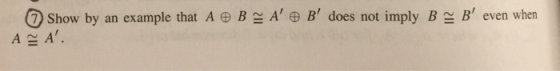 B A B does not imply B B even when Show by an example that A A > A.