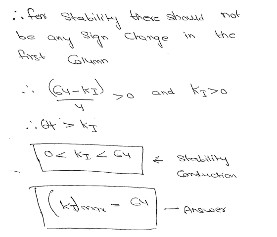 for there should you be Stability any sign Column Change in the first (64-ki) o Kazo :.64 Кт of KI < 64 N stability Conductio