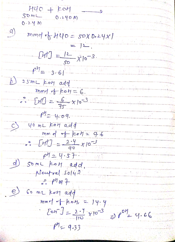 75 H40 + kom d somL 0.2 yomt 0.24M mmet of 440 = 590 x 0.24x1 = 12 [HP] =_12710-3. _ 50 ^ ph 3.61 b 25mL kon add mm) +bo H =