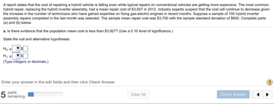 A report states that the cost of repairing a hybrid vehicle is falling even while typical repairs on conventional vehicles ar