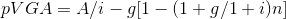 pV GA = A/i-g[1-(1+g/1+i)n]
