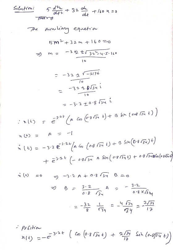 2) w 1) о) о/ -32 + 93чі 1) То = - 32 tog 3ч і – 2.2 - (4) 2-е 3:3 (во (-я (3+) + 2 S. (o-gjiy e) Solution: 5 dru en +32. e