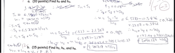 1 a. (10 points) Find hz and hu. - 32427 xarxe Sisa Se Py =0.08bn S5 G 5. = 6.590 usklak J = 5q tusso ni = 3450.4 ushy uz 52-