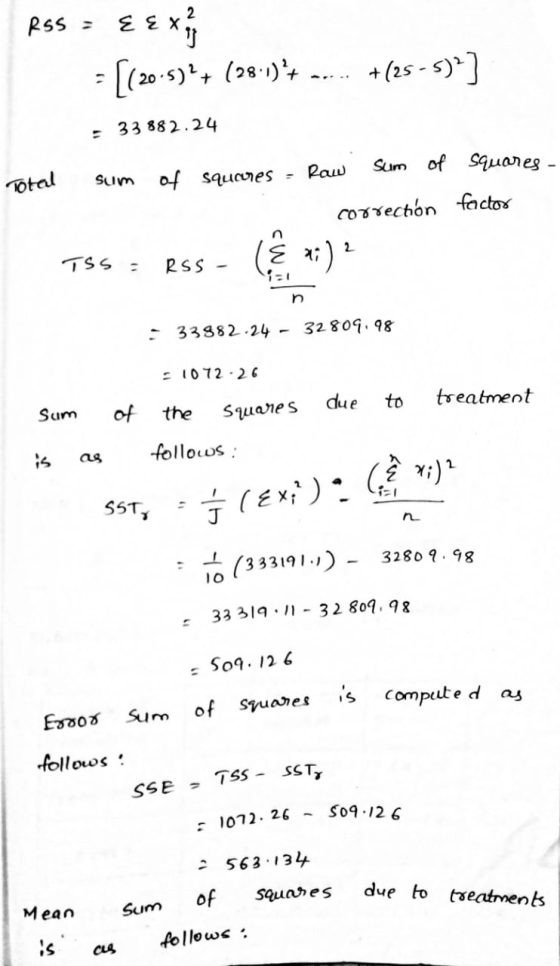 RSS = EEX ij [(2015) + (28.1)+ +(25-5)?] 33882.24 Raw Sum of squares - Total Sulm of squares correchón factor TSS = (2 *): RS