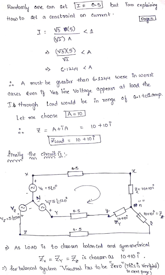fom explaining Randomly How to one can set II = 0.5 but set a constraint on Current. [Pages] I: V5 (5) A (15) A => (VB)(5) <A
