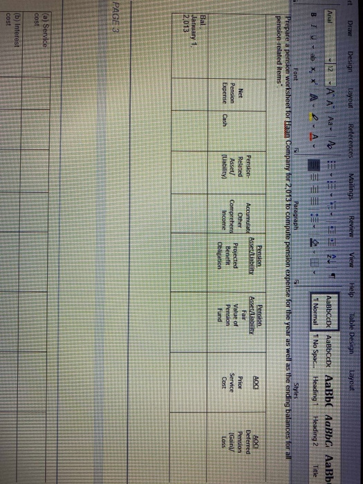 rt Draw Design Layout References Mailings Review View Help Table Design Layout Arial A A Aa- Ap 12 AaBbCcD AaBbCcD AaBb AaBbC