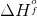 \Delta H^{_{f}^{o}}