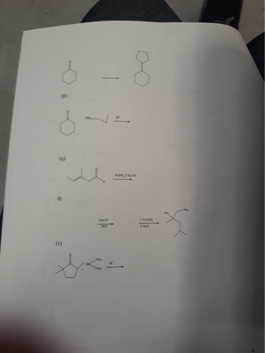(p) NaBH,CH,O NCN 1.LA 2 BO (s)