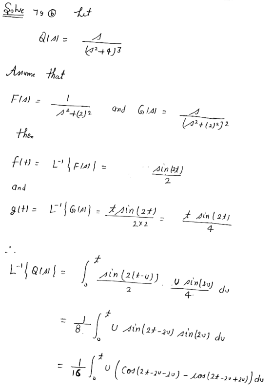 Solve 79 ② het Qus= 64933 Fusta FI = lotters and 6191 = Tewasa $+(212 and GIA = 12+ (2) 2] 2 then flt = [Flande sin bhd and