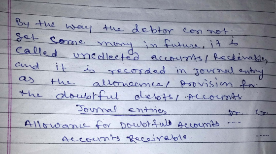By the a debtor Lon net Caledllec