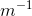 m^{-1}