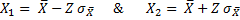 X2 = X-Zox & X2 = X + Z ox