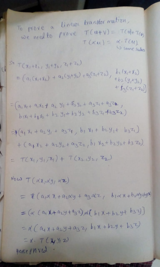 To prove a lineo tvanhor matin Some salbo TCy7) ete privel