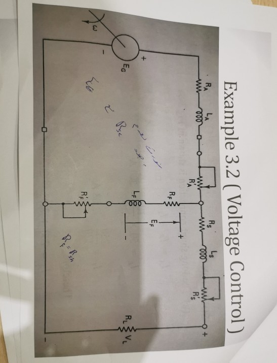 Example 3.2 ( Voltage Control) - O unason un ER