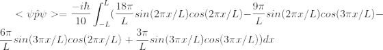 _ г. 18 9л < ур>= - sin(2пх/L)cos(2п.x/L) - sin(2пх/L)cos(3пх/L) — 3л . е sin(Злх/L)cos(2пх/L) + c sin(3п.x/L)cos(37x/L))dx -