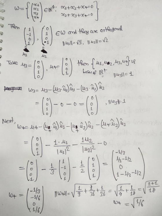 x2 EIRT, OG +82 +84-0 32+ x3+x450 204 2 Then TO EW and they are orthogonal Mill= 3, 1142ll=√2 My M2 Take uz= MA COMO then of
