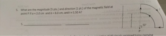 What are magnitude and direction [1 pt.] of the m