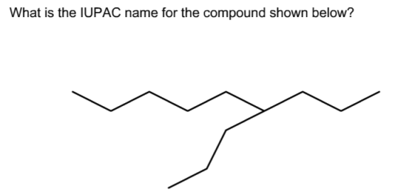 What is the lUPAC name for the compound shown below?