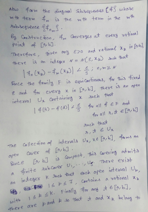 w hase Bubsegvence anvesges at every satona point af L b Ther , g, nen ang E70 and ratom( χΡǐnpul fose 2 in та there is an integes - MCe, x2 uch that 3 Smce the fawily Fis equi ontimas, for this fixel and fo every χ In La, b] there irtesval Us containing x Jueh thot open 1チ(3) _ f (d)11-3 for all f EF and Such that Covesing ad Ur. There exi 私ite integes K 3nch that ech open irt eval Up Contains a athonalx ard so thet and Xp be long -to
