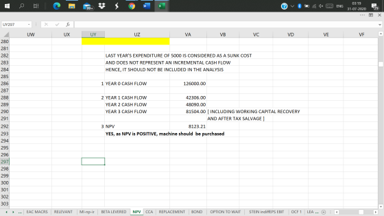 C W ENG 03:19 31-07-2020 99+ 29 Х UY297 fx < UW UX UY UZ VA VB VC VD VE VE LAST YEARS EXPENDITURE OF 5000 IS CONSIDERED AS A