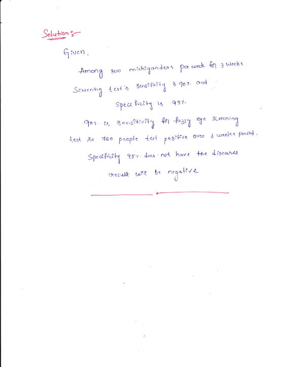 Soluthon mona soo chnden s Spec Rict 5 Lest people tet posFre over weeks peniod Specpitt doe not have the disearai ?t be nga