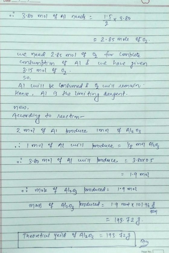 2.8s ml of o So, CI According to /eachm- = 1.9 ml arvdutod ー193.424 Page No.