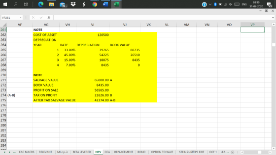 03:19 C w ENG 99+ 31-07-2020 29 Х VP261 fc . VE VG VH VI VJ VK VL VM VN VO VP 120500 261 262 263 264 265 266 NOTE COST OF ASS