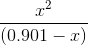 (0.901 -r)