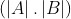 (\left | A \right |.\left | B \right |)